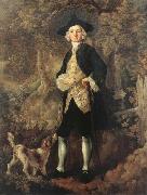 Thomas Gainsborough Man in a Wood with a Dog Spain oil painting artist
